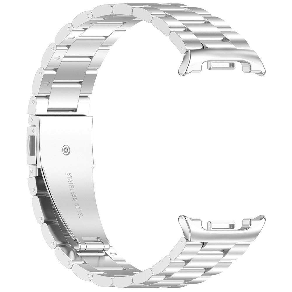 Curea smartwatch Techsuit Watchband (W010) compatibil cu Samsung Galaxy Watch8 40mm/Watch8 44mm/Watch8 Classic, Argintiu