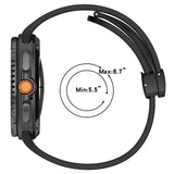 Curea smartwatch Techsuit Watchband (W011) compatibil cu Samsung Galaxy Watch8 40mm/Watch8 44mm/Watch8 Classic, Bleumarin