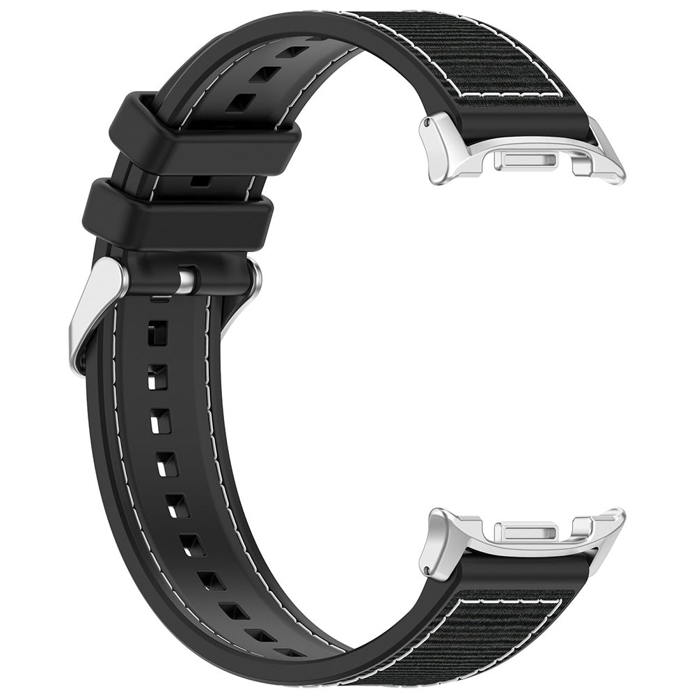 Curea smartwatch Techsuit Watchband (W051) compatibil cu Samsung Galaxy Watch8 40mm/Watch8 44mm/Watch8 Classic, Negru