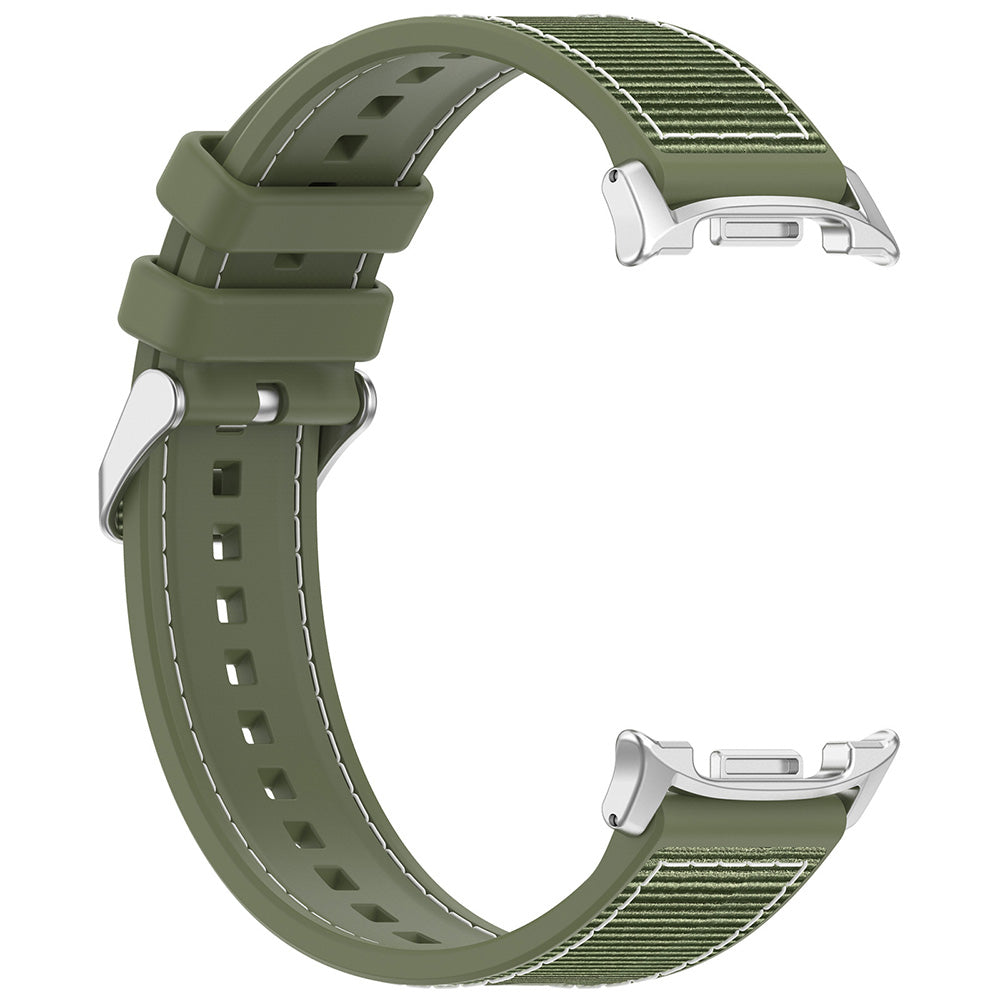 Curea smartwatch Techsuit Watchband (W051) compatibil cu Samsung Galaxy Watch8 40mm/Watch8 44mm/Watch8 Classic, Verde