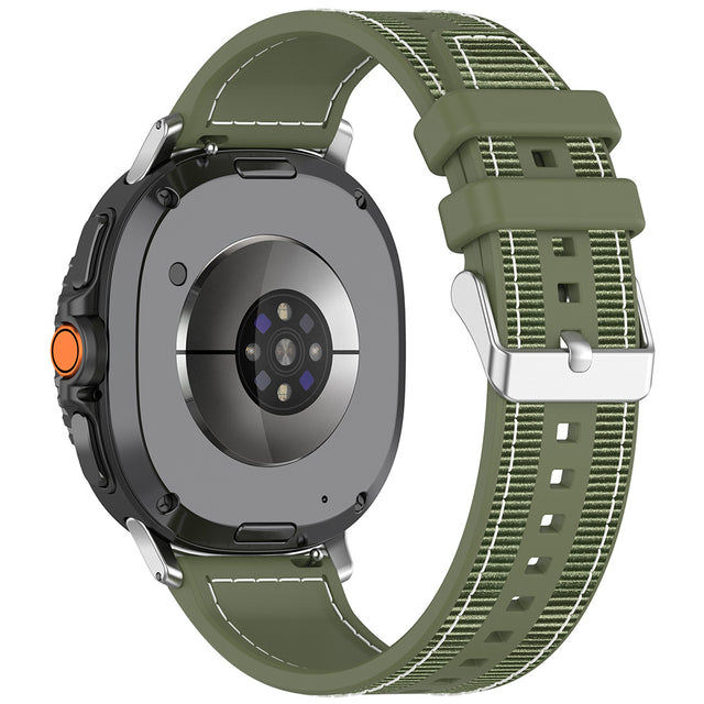 Curea smartwatch Techsuit Watchband (W051) compatibil cu Samsung Galaxy Watch8 40mm/Watch8 44mm/Watch8 Classic, Verde