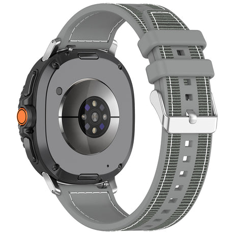 Curea smartwatch Techsuit Watchband (W051) compatibil cu Samsung Galaxy Watch8 40mm/Watch8 44mm/Watch8 Classic, Gri