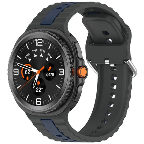 Curea smartwatch Techsuit Watchband (W078) compatibil cu Samsung Galaxy Watch8 40mm/Watch8 44mm/Watch8 Classic, Shadow Gray