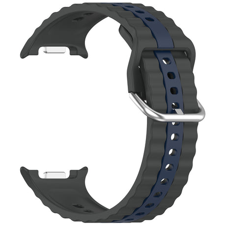 Curea smartwatch Techsuit Watchband (W078) compatibil cu Samsung Galaxy Watch8 40mm/Watch8 44mm/Watch8 Classic, Shadow Gray