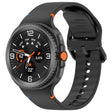 Curea smartwatch Techsuit Watchband (W079) compatibil cu Samsung Galaxy Watch8 40mm/Watch8 44mm/Watch8 Classic, Negru