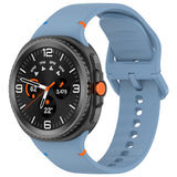 Curea smartwatch Techsuit Watchband (W079) compatibil cu Samsung Galaxy Watch8 40mm/Watch8 44mm/Watch8 Classic, Denim Blue
