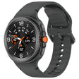 Curea smartwatch Techsuit Watchband (W079) compatibil cu Samsung Galaxy Watch8 40mm/Watch8 44mm/Watch8 Classic, Grafit Carbon