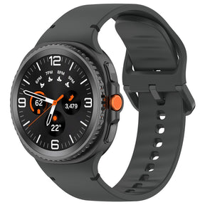 Curea smartwatch Techsuit Watchband (W079) compatibil cu Samsung Galaxy Watch8 40mm/Watch8 44mm/Watch8 Classic, Grafit Carbon
