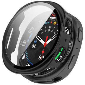 Folie de protectie smartwatch Techsuit Defense360 Pro + Screen Protector compatibil cu Samsung Galaxy Watch8 40mm, Negru