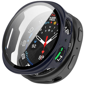 Folie de protectie smartwatch Techsuit Defense360 Pro + Screen Protector compatibil cu Samsung Galaxy Watch8 44mm, Oxford Blue