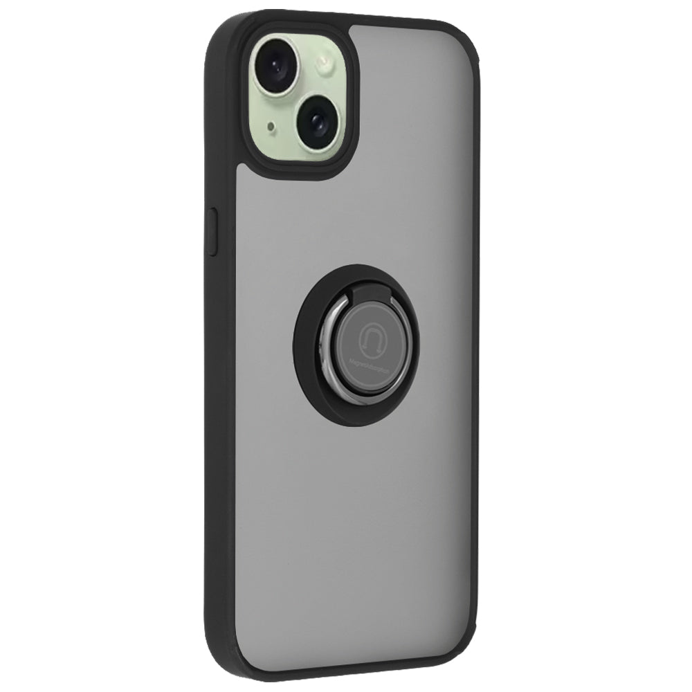 Husa de protectie Techsuit Glinth compatibil cu iPhone 15 Plus, Negru