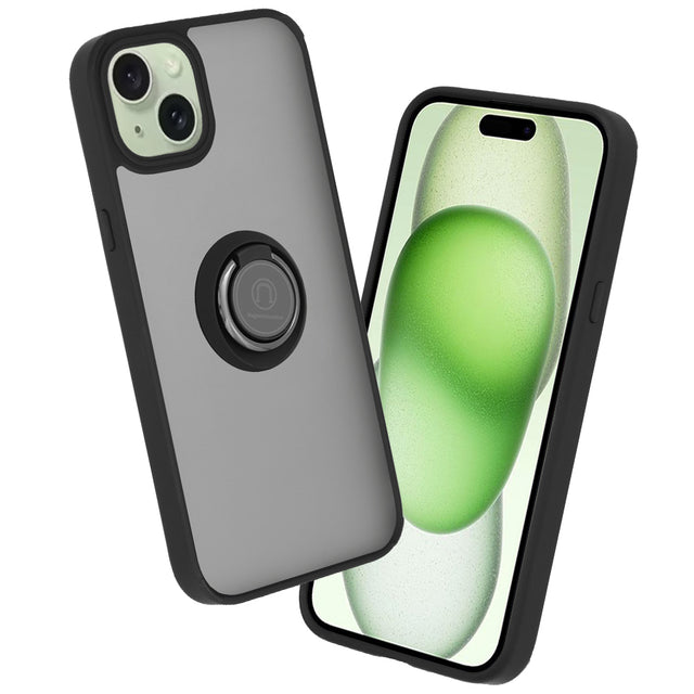 Husa de protectie Techsuit Glinth compatibil cu iPhone 15 Plus, Negru