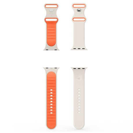 Accesoriu smartwatch Spigen Nano Pop (AMP09326) compatibil cu Apple Watch 1/2/3/4/5/6/7/8/9/10/11/SE/SE 2/SE 3 (38/40/41/42mm), Portocaliu Beige