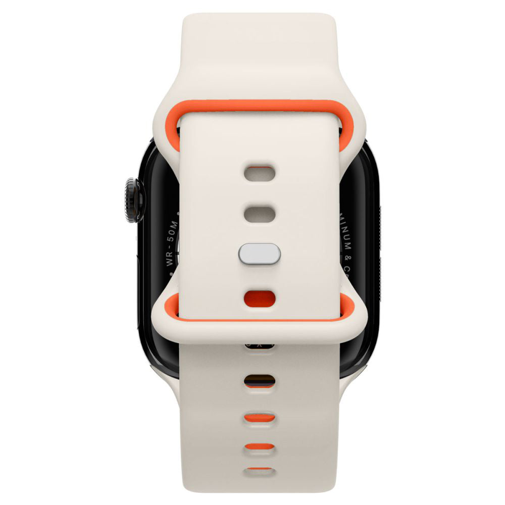 Accesoriu smartwatch Spigen Nano Pop (AMP09326) compatibil cu Apple Watch 1/2/3/4/5/6/7/8/9/10/11/SE/SE 2/SE 3 (38/40/41/42mm), Portocaliu Beige