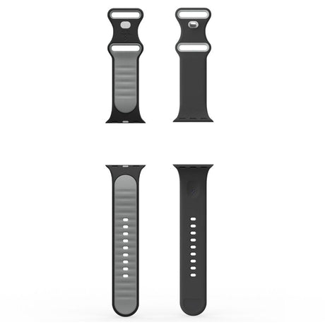 Accesoriu smartwatch Spigen Nano Pop (AMP09321) compatibil cu Apple Watch 1/2/3/4/5/6/7/8/9/10/11/SE/SE 2/Ultra/Ultra 2/Ultra 3 (42/44/45/46/49mm), Negru Sesame