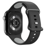 Accesoriu smartwatch Spigen Nano Pop (AMP09321) compatibil cu Apple Watch 1/2/3/4/5/6/7/8/9/10/11/SE/SE 2/Ultra/Ultra 2/Ultra 3 (42/44/45/46/49mm), Negru Sesame