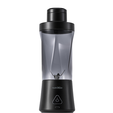 Gadget Techsuit Premium Mini Portable Blender nutriXGo (BP1), with Type-C Cable, Rechargeable, 700ml, 20000rpm, 6000mAh, Negru