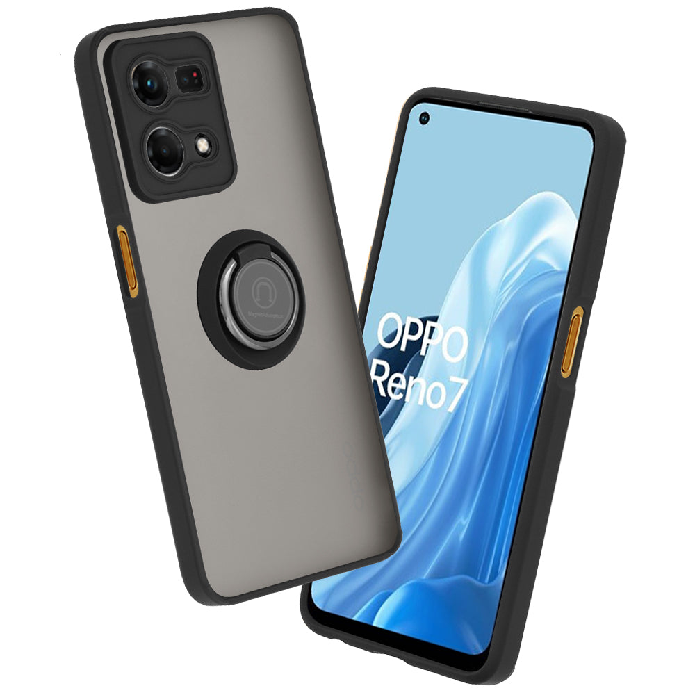 Husa de protectie Techsuit Glinth compatibil cu Oppo Reno7 4G, Negru