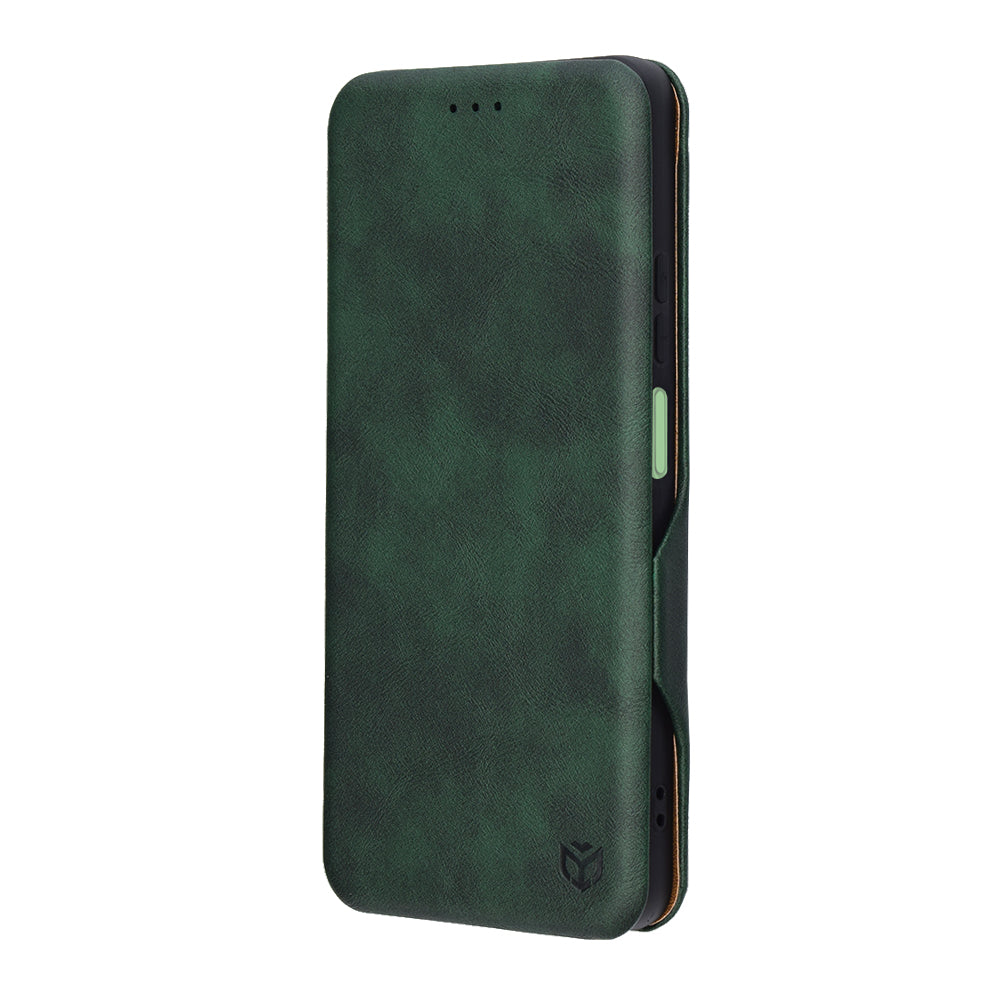 Husa de protectie Techsuit Safe Wallet Plus compatibil cu Oppo A5 Pro 4G / A5 Pro 5G, Verde