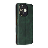 Husa de protectie Techsuit Safe Wallet Plus compatibil cu Oppo A5 Pro 4G / A5 Pro 5G, Verde