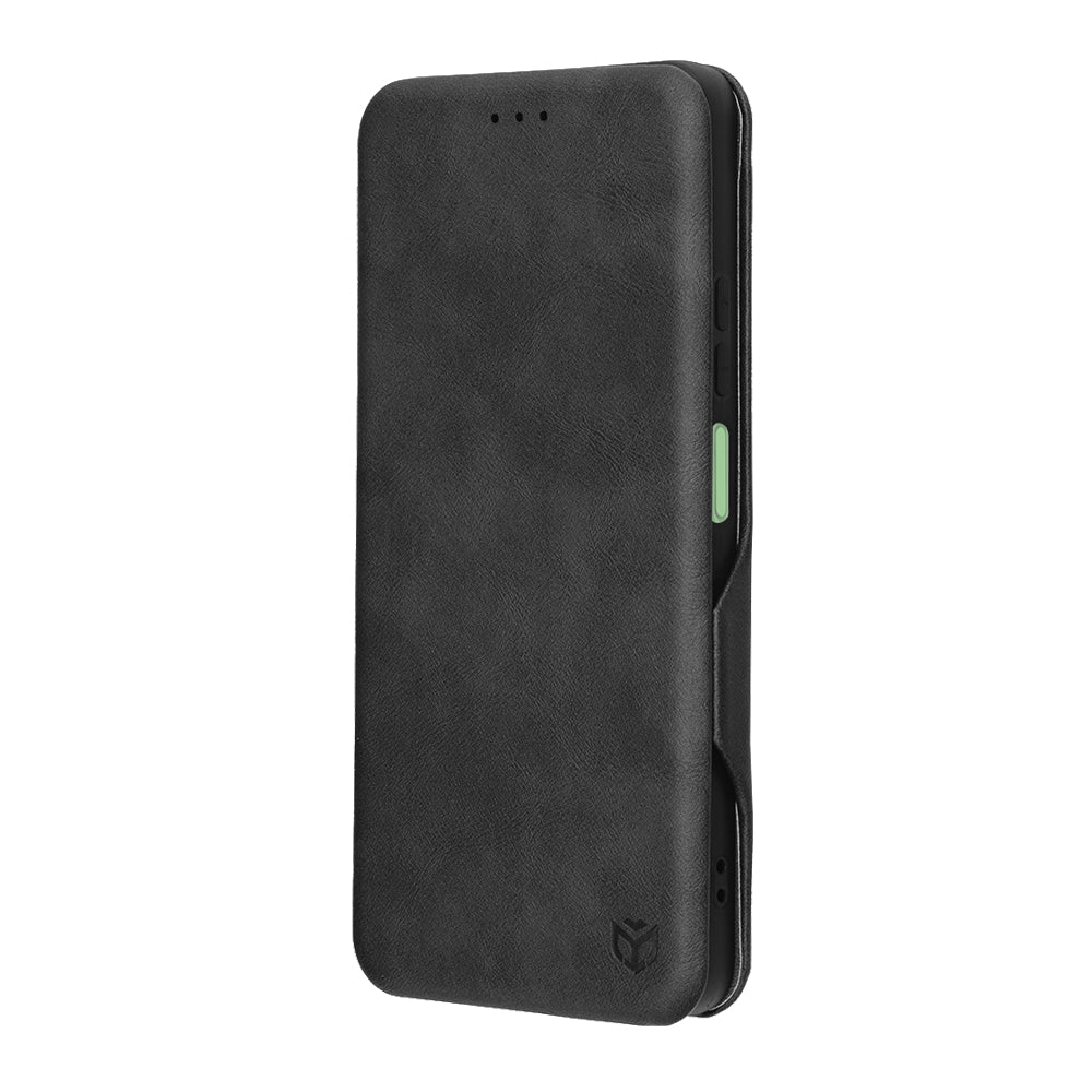 Husa de protectie Techsuit Safe Wallet Plus compatibil cu Oppo A5 Pro 4G / A5 Pro 5G, Negru