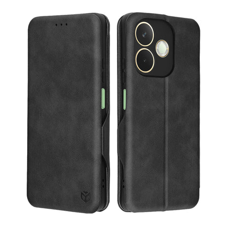 Husa de protectie Techsuit Safe Wallet Plus compatibil cu Oppo A5 Pro 4G / A5 Pro 5G, Negru