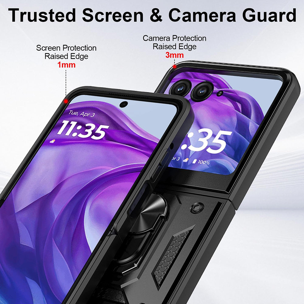 Husa de protectie Techsuit CamShield Series compatibil cu Motorola Razr 60 Ultra, Negru