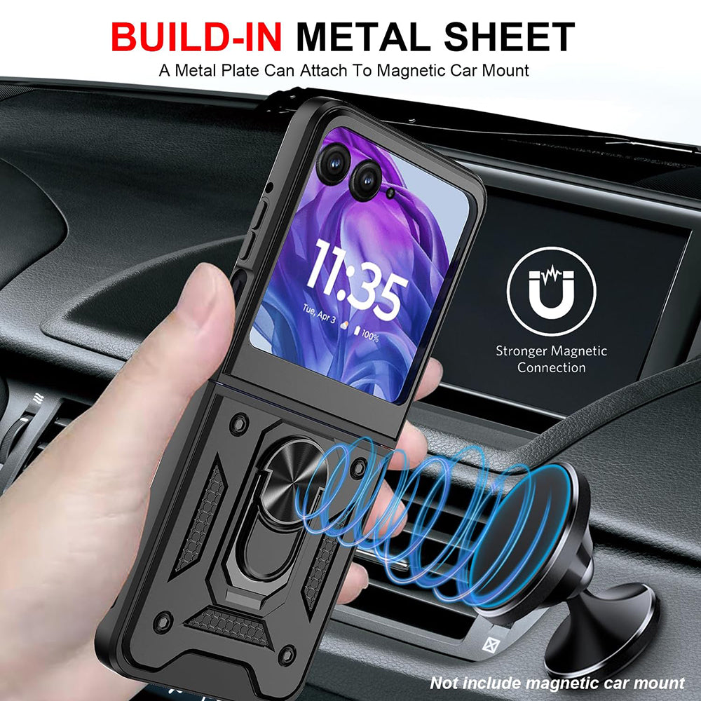 Husa de protectie Techsuit CamShield Series compatibil cu Motorola Razr 60 Ultra, Negru