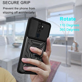 Husa de protectie Techsuit CamShield Series compatibil cu Oppo A5 4G / A5 5G, Negru