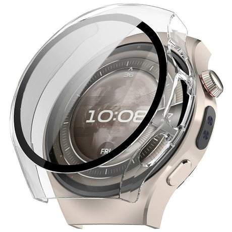 Folie de protectie smartwatch Techsuit Defense360 Pro + Screen Protector compatibil cu Huawei Watch 5 46mm, Transparent