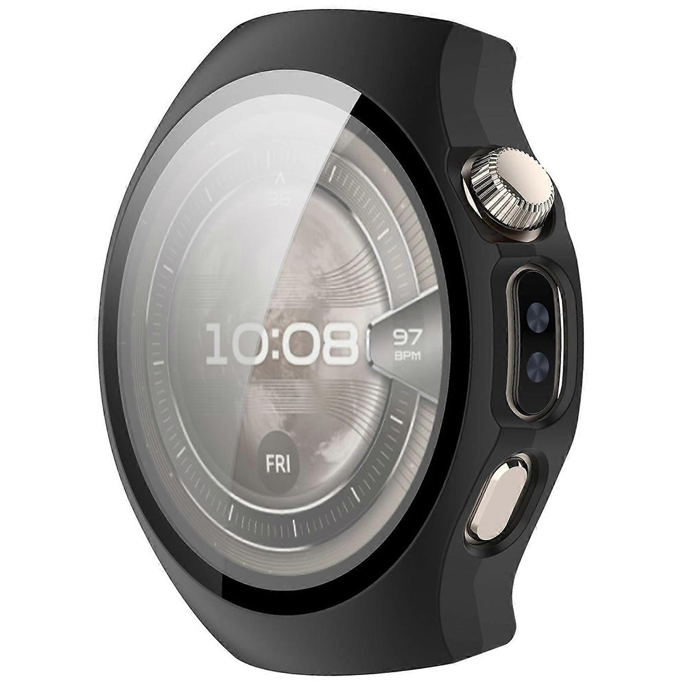 Folie de protectie smartwatch Techsuit Defense360 Pro + Screen Protector compatibil cu Huawei Watch 5 42mm, Negru
