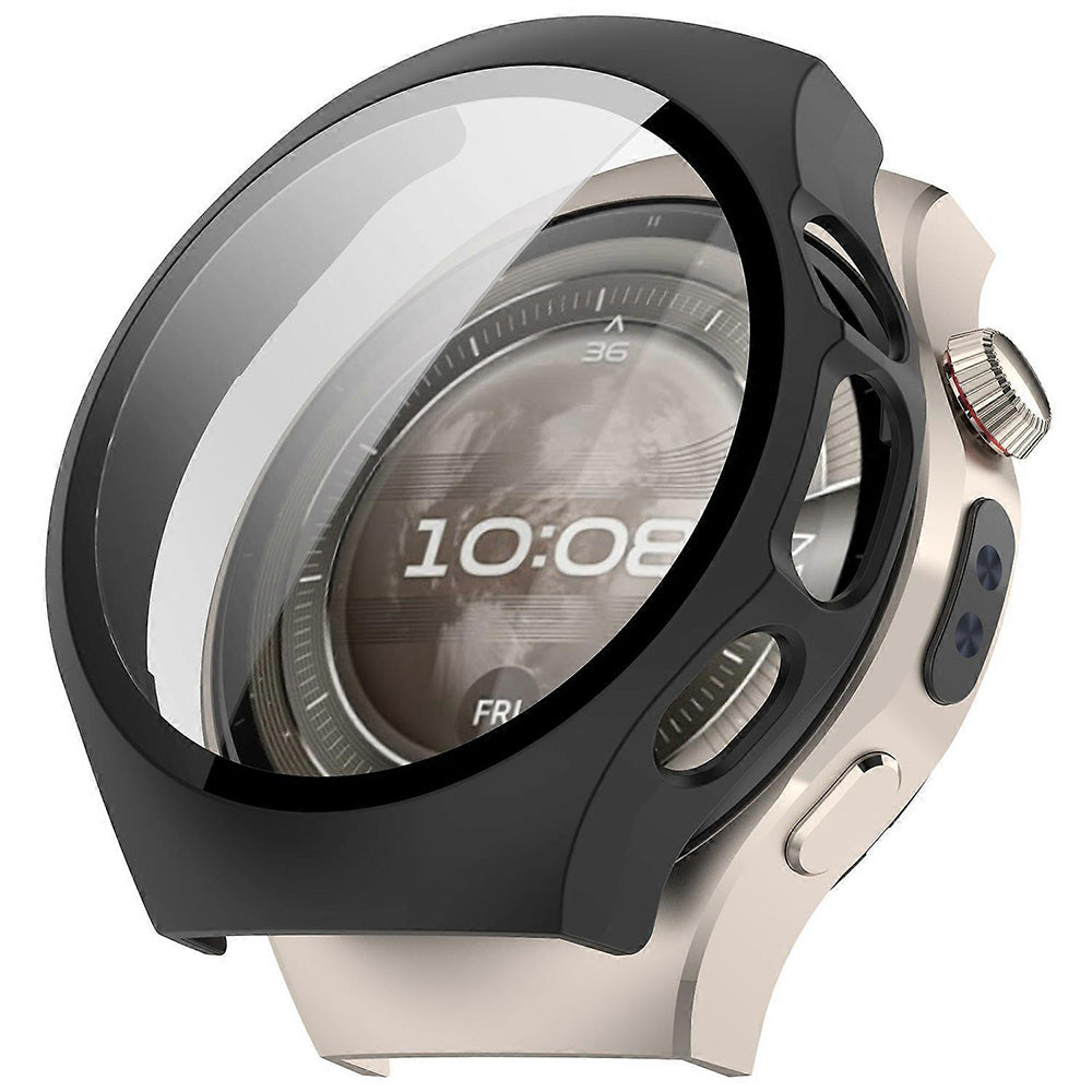 Folie de protectie smartwatch Techsuit Defense360 Pro + Screen Protector compatibil cu Huawei Watch 5 42mm, Negru