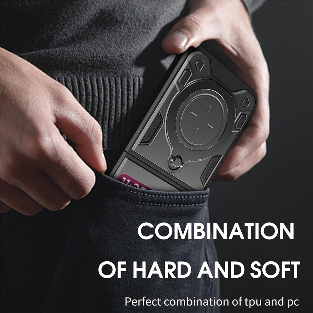 Husa de protectie Techsuit CamGuard Pro compatibil cu Motorola Razr 60 Ultra, Negru