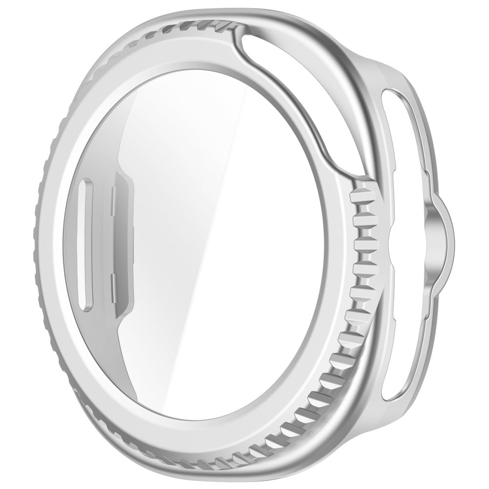 Folie de protectie smartwatch Techsuit Defense360 Pro + Screen Protector compatibil cu Samsung Galaxy Watch8 Classic, Argintiu