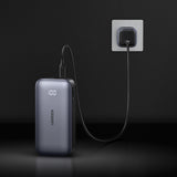 Baterie externa Ugreen PB502 (25185), Fast Charging, with Digital Display, 10000mAh, USB, Type-C, 30W, 5V/3A, Gri