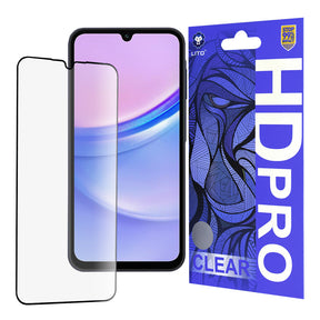 Folie de protectie Lito HD Pro Clear compatibil cu Samsung Galaxy A15 4G / A15 5G / A24 / A25 5G, Negru