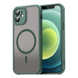 Husa de protectie Techsuit HaloFrost II MagSafe compatibil cu iPhone 12, Verde