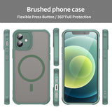 Husa de protectie Techsuit HaloFrost II MagSafe compatibil cu iPhone 12, Verde