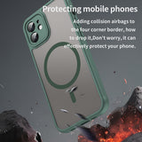 Husa de protectie Techsuit HaloFrost II MagSafe compatibil cu iPhone 12, Verde
