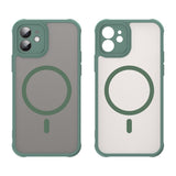 Husa de protectie Techsuit HaloFrost II MagSafe compatibil cu iPhone 12, Verde