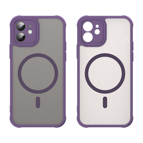 Husa de protectie Techsuit HaloFrost II MagSafe compatibil cu iPhone 12, Mov