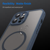Husa de protectie Techsuit HaloFrost II MagSafe compatibil cu iPhone 12 Pro Max, Bleumarin