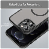 Husa de protectie Techsuit HaloFrost II MagSafe compatibil cu iPhone 12 Pro, Negru