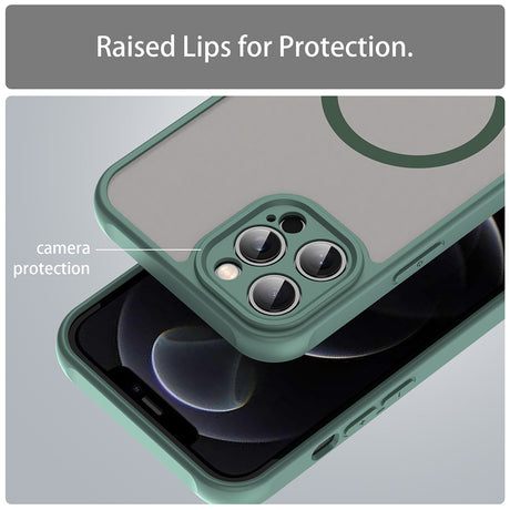 Husa de protectie Techsuit HaloFrost II MagSafe compatibil cu iPhone 12 Pro, Verde