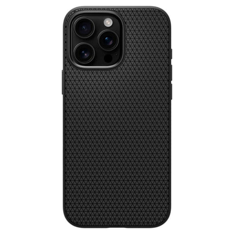 Husa de protectie Spigen Liquid Air "T" MagSafe (ACS09116) compatibil cu iPhone 16 Pro, Negru Mat