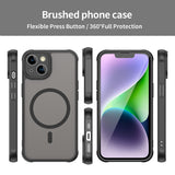 Husa de protectie Techsuit HaloFrost II MagSafe compatibil cu iPhone 13, Negru