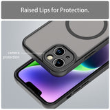 Husa de protectie Techsuit HaloFrost II MagSafe compatibil cu iPhone 13, Negru