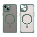 Husa de protectie Techsuit HaloFrost II MagSafe compatibil cu iPhone 13, Verde
