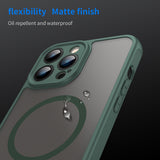 Husa de protectie Techsuit HaloFrost II MagSafe compatibil cu iPhone 13 Pro, Verde
