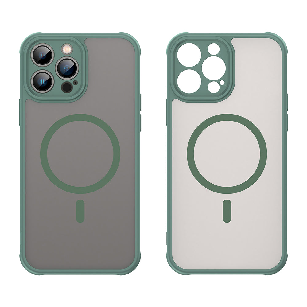 Husa de protectie Techsuit HaloFrost II MagSafe compatibil cu iPhone 13 Pro, Verde